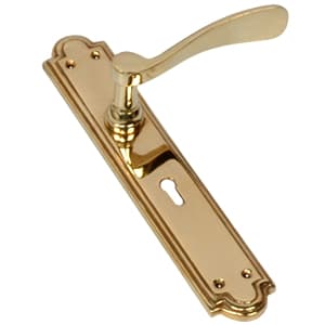 Door Hardware-Door Lever Handle on Plate-Door Lever Handle