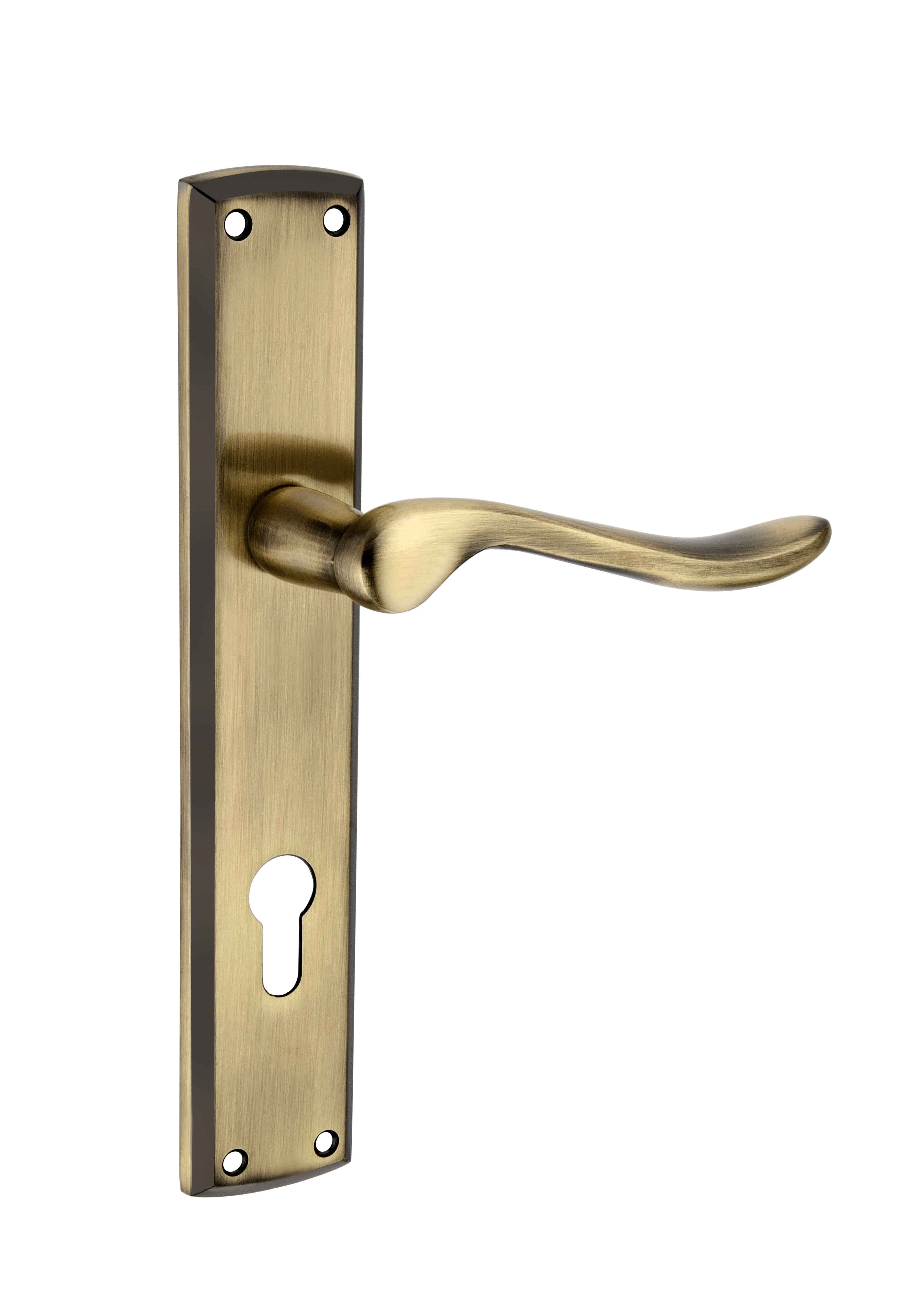 Door Hardware-Door Lever Handle on Plate-Door Lever Handle