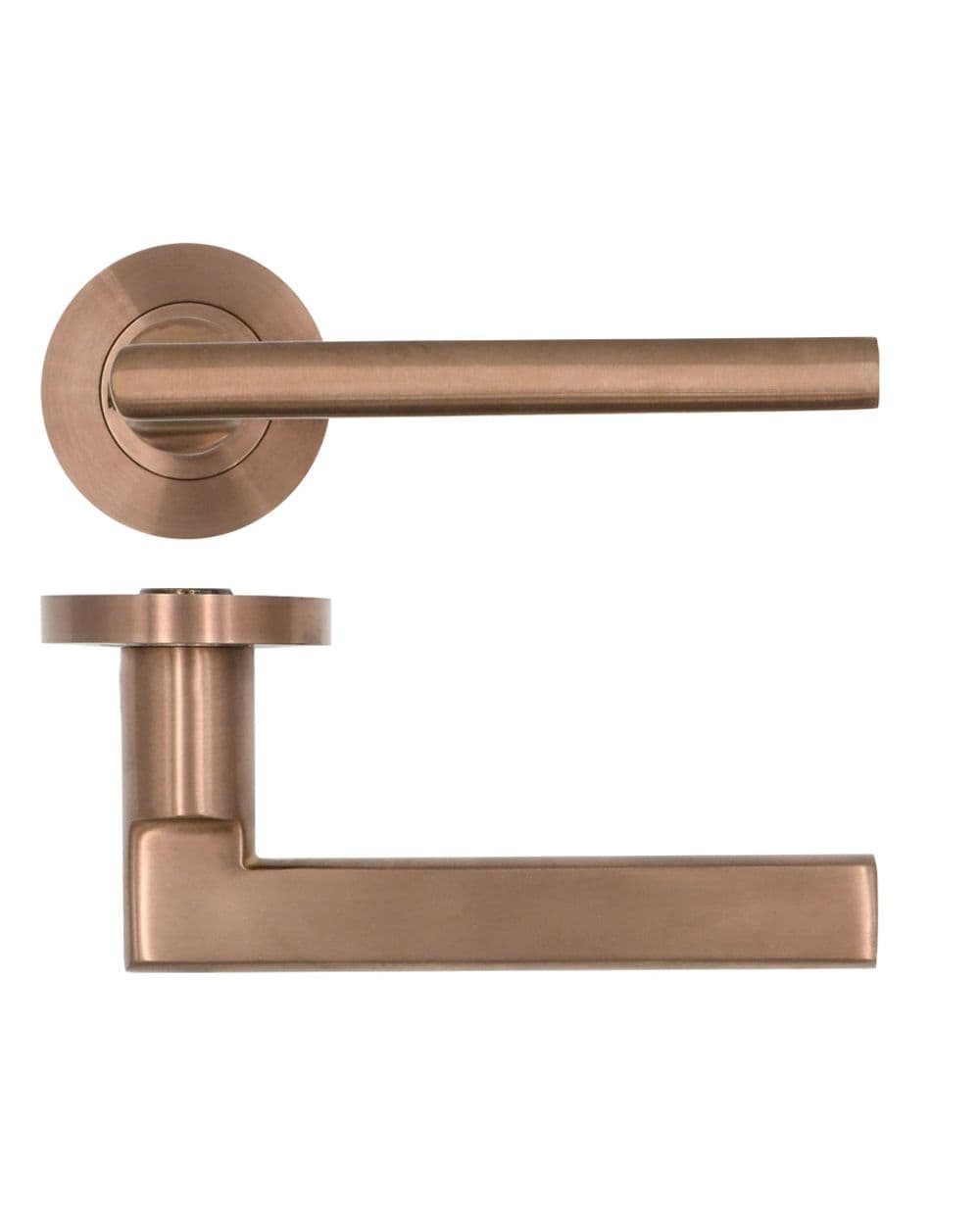 Door Hardware-Door Lever Handle on Rose-Door Lever Handle